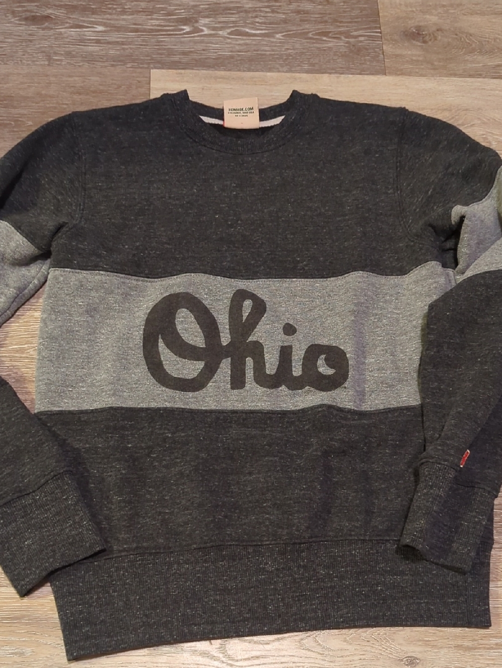 Homage Women's Xs Ohio Script Sweatshirt